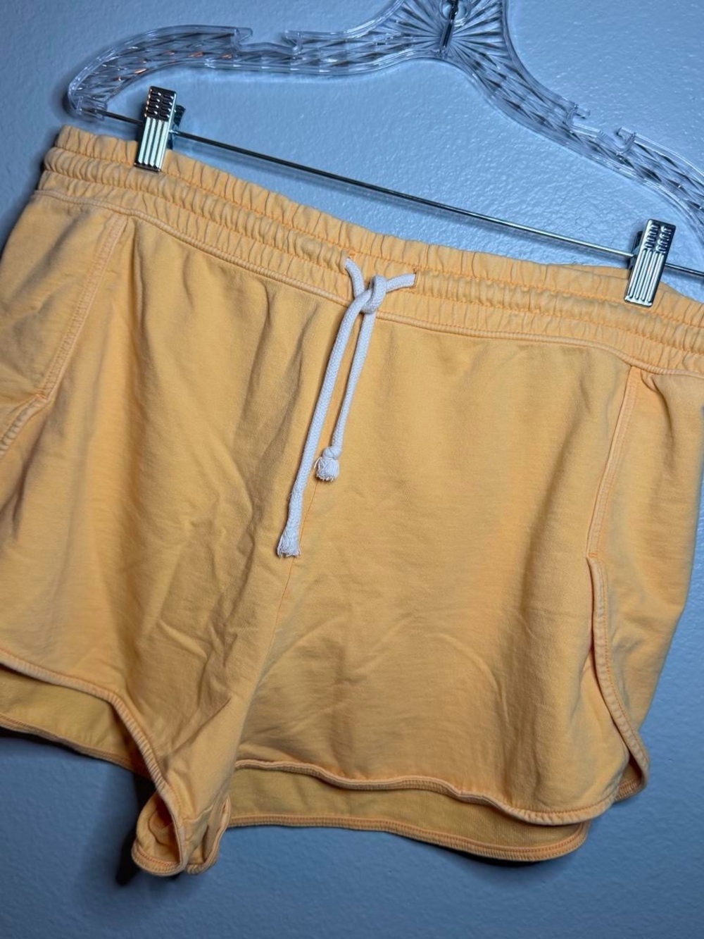 aerie yellow-orange Drawstring Athletic Shorts